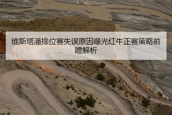 维斯塔潘排位赛失误原因曝光红牛正赛策略前瞻解析